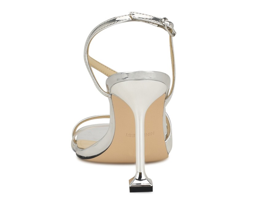 Best Nine West Nine Sandal Silver Metallic