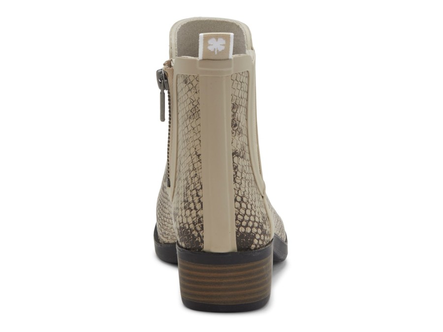 Wholesale Lucky Brand Basel Rain Boot Taupe Snake Print