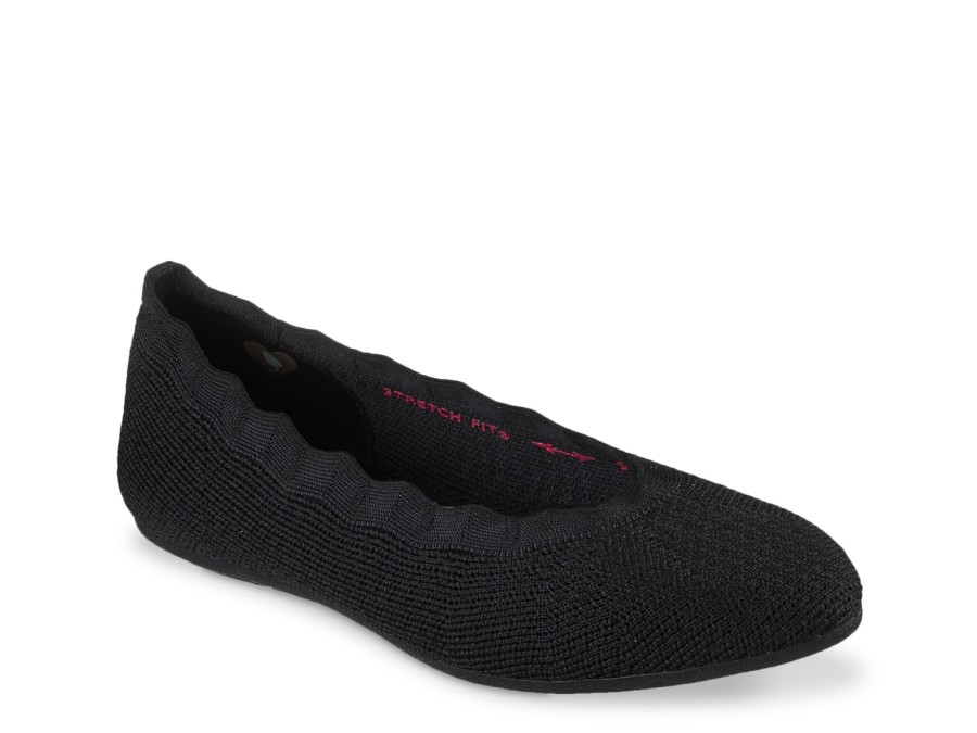 Wholesale Skechers Cleo 2.0 Love Spell Flat Black Knit