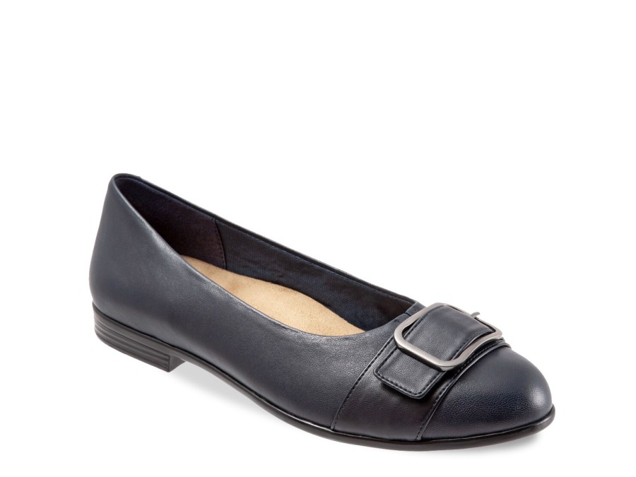 New Trotters Aubrey Flat Navy