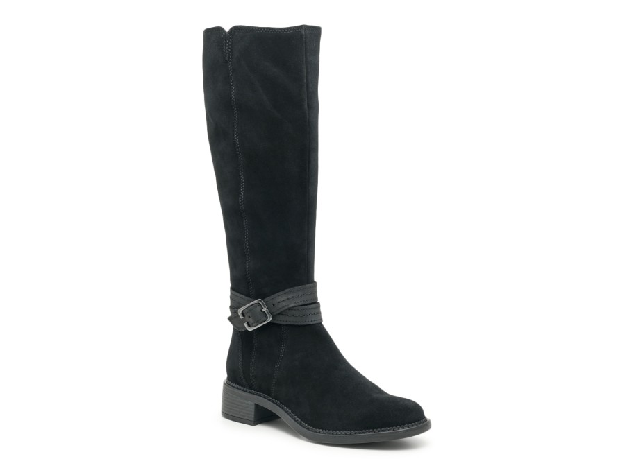 Online Clarks May Shine Boot Black Suede