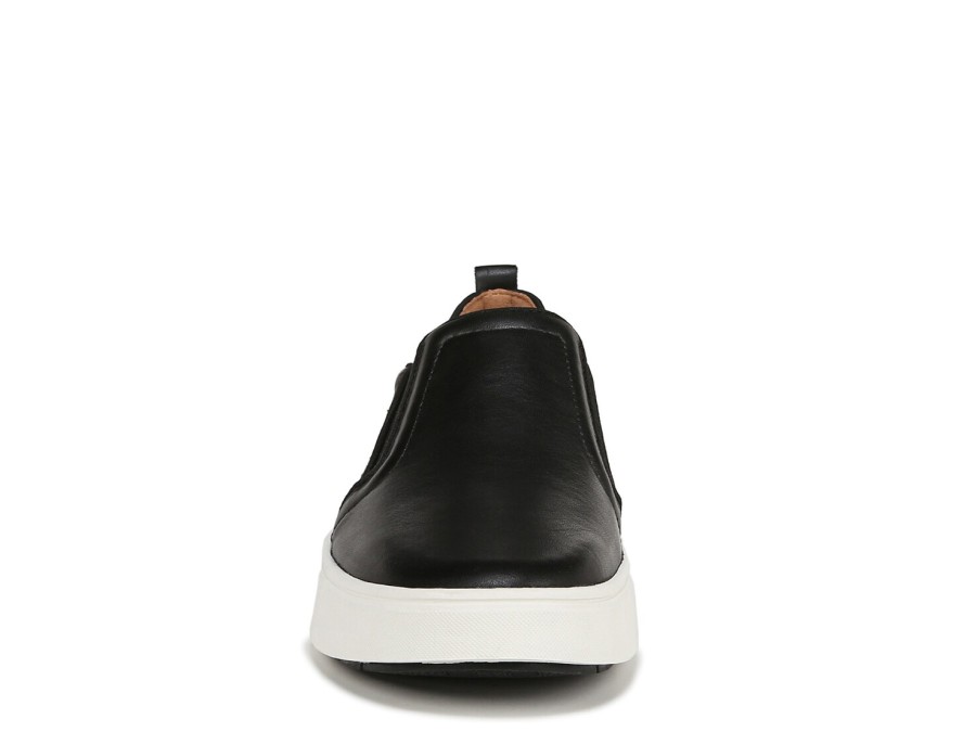 Best Vionic Kimmie Slip-On Sneaker Black Leather