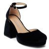 Best Coconuts Misha Platform Pump Black Velvet