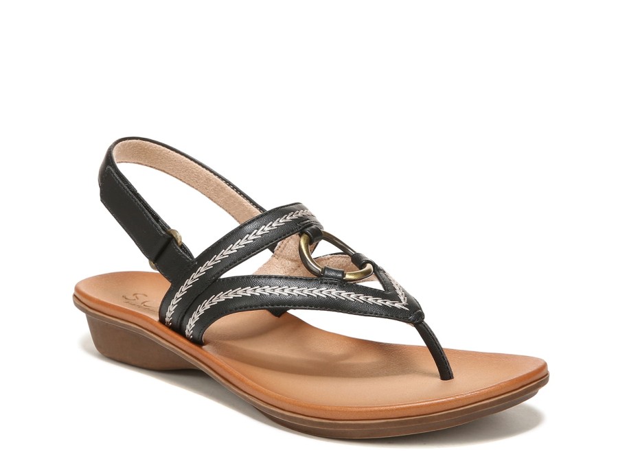 Clearance SOUL Naturalizer Sunny Sandal Black