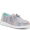 New Hey Dude Wendy Sox Slip-On Sneaker - Women'S Multicolor Stripe