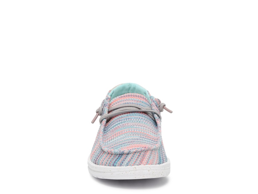 New Hey Dude Wendy Sox Slip-On Sneaker - Women'S Multicolor Stripe