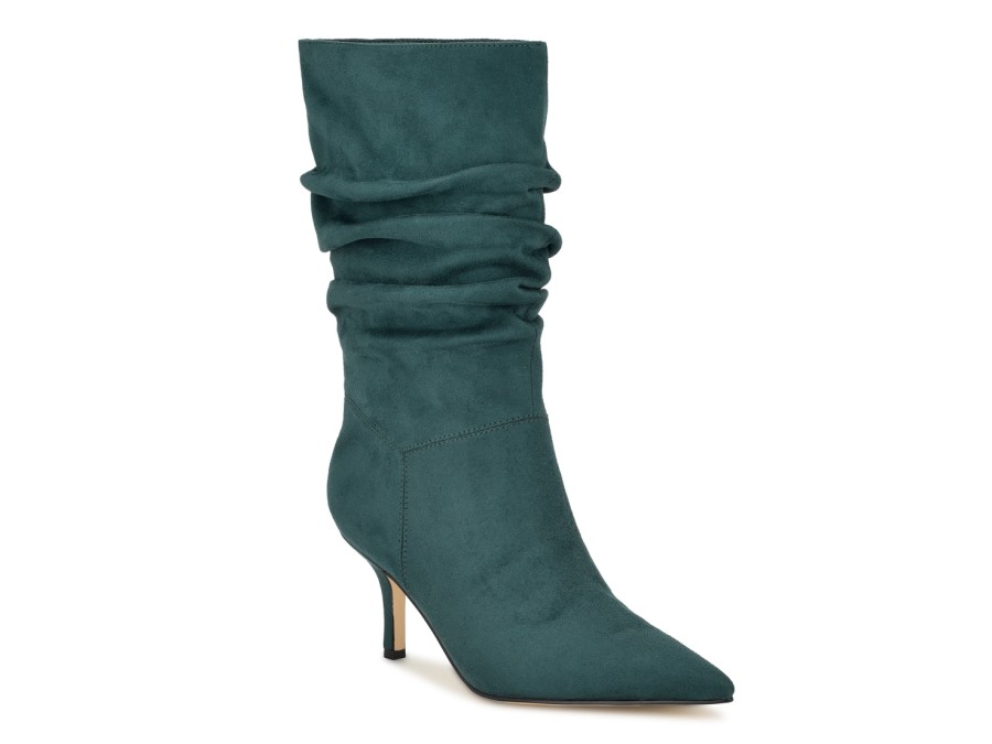 Online Nine West Mycki Boot Dark Green