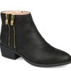 New Journee Collection Jayda Bootie Black