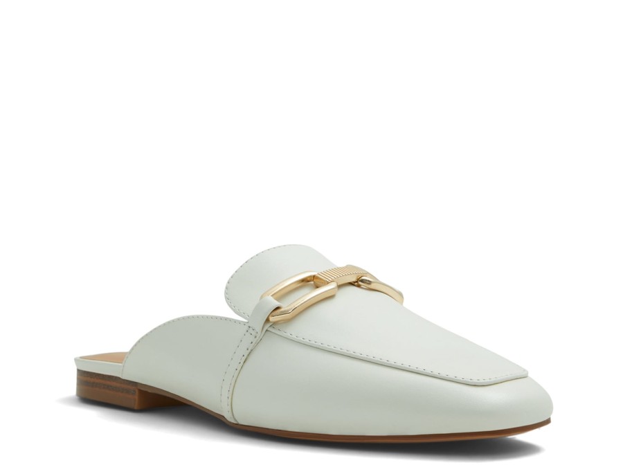 New Aldo Silvie Mule White