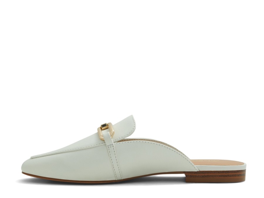 New Aldo Silvie Mule White