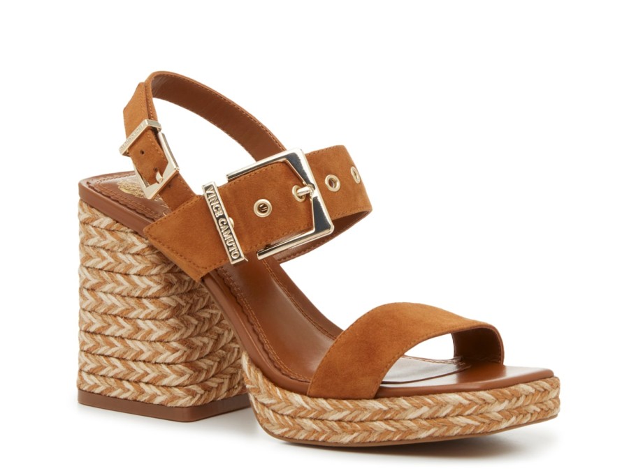 Best Vince Camuto Pauvet Sandal Golden Walnut Brown