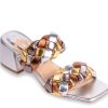 Wholesale Ninety Union Twist Sandal Bronze/Silver/Gold Metallic