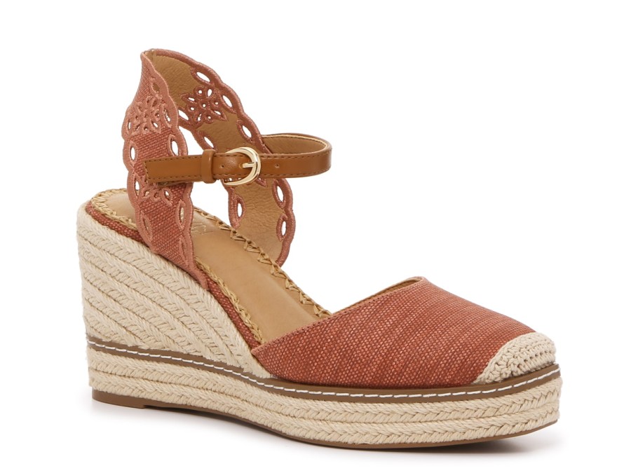 Wholesale Crown Vintage Narri Espadrille Wedge Sandal Terracotta