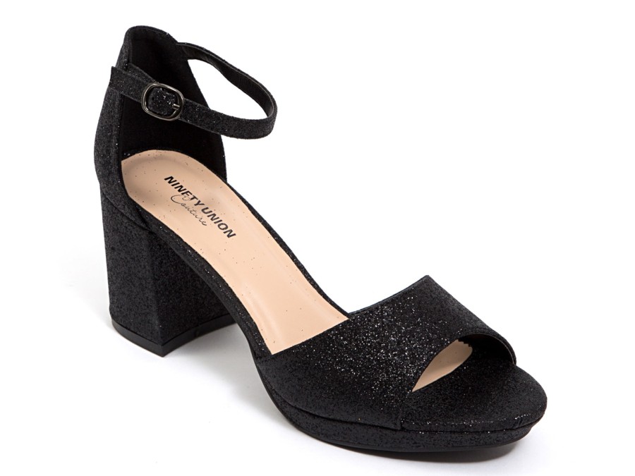 Best Ninety Union Jazzy Platform Sandal Black