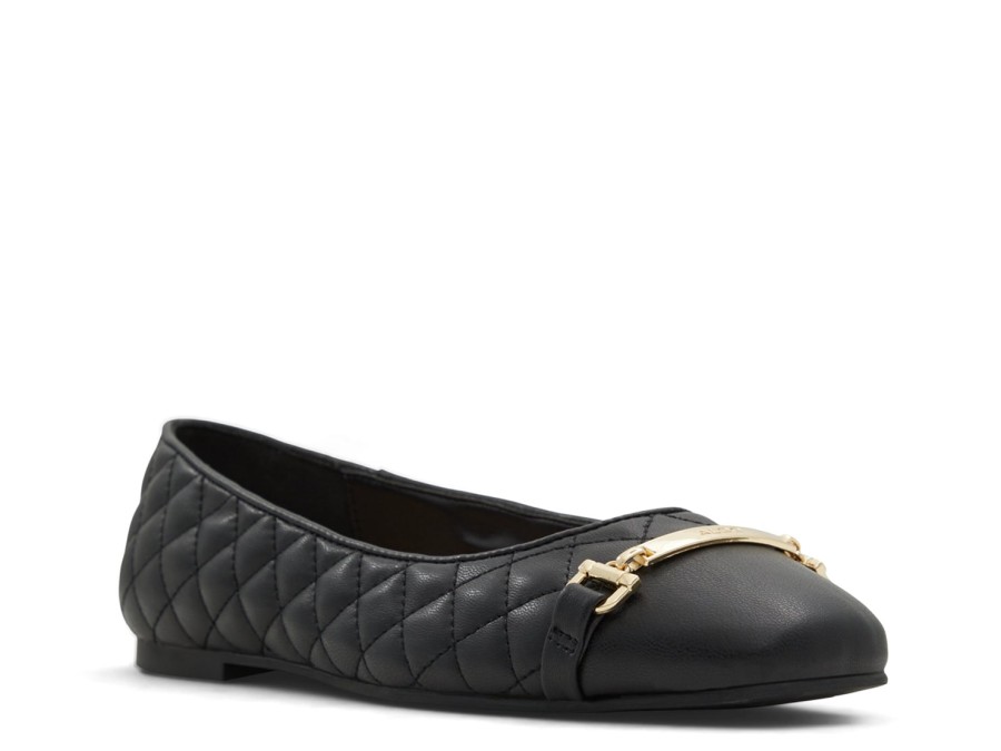 Clearance Aldo Leanne Ballerina Flat Black