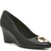 Clearance Anne Klein Shiloh Wedge Pump Black