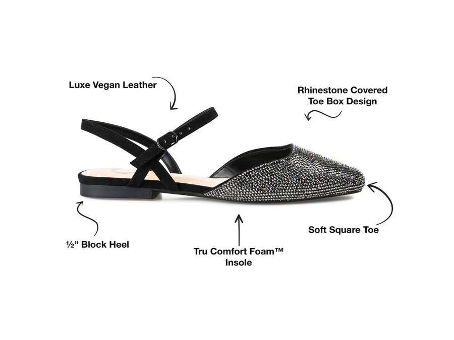 Wholesale Journee Collection Nysha Flat Black