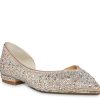 Wholesale Betsey Johnson Remy Ballet Flat Silver Iridescent