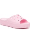 Best Crocs Classic Platform Slide Sandal - Women'S Flamingo Pink