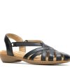 New Hush Puppies Ridley Fisherman Sandal Black