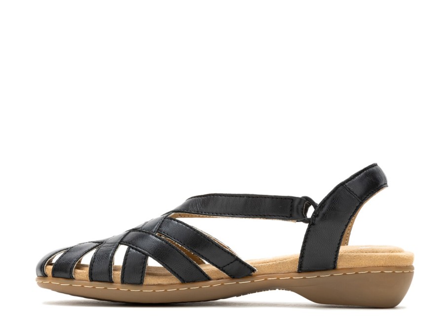 New Hush Puppies Ridley Fisherman Sandal Black