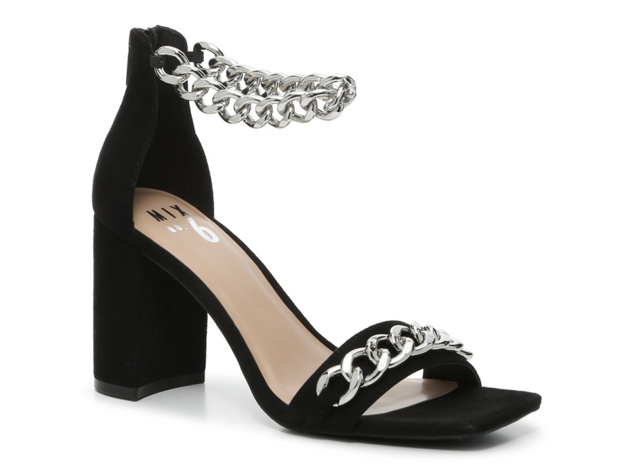 Online Mix No. 6 Loreli Chain Sandal Black