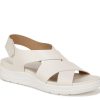 New Dr. Scholl's Time Off Sea Wedge Sandal Off White