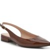 Clearance Kelly & Katie Olicia Flat Dark Brown Patent Synthetic