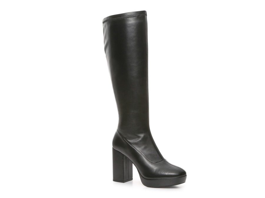 Clearance Mia Gavi Over-The-Knee Boot Black