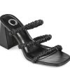 Best Journee Collection Reagaan Sandal Black