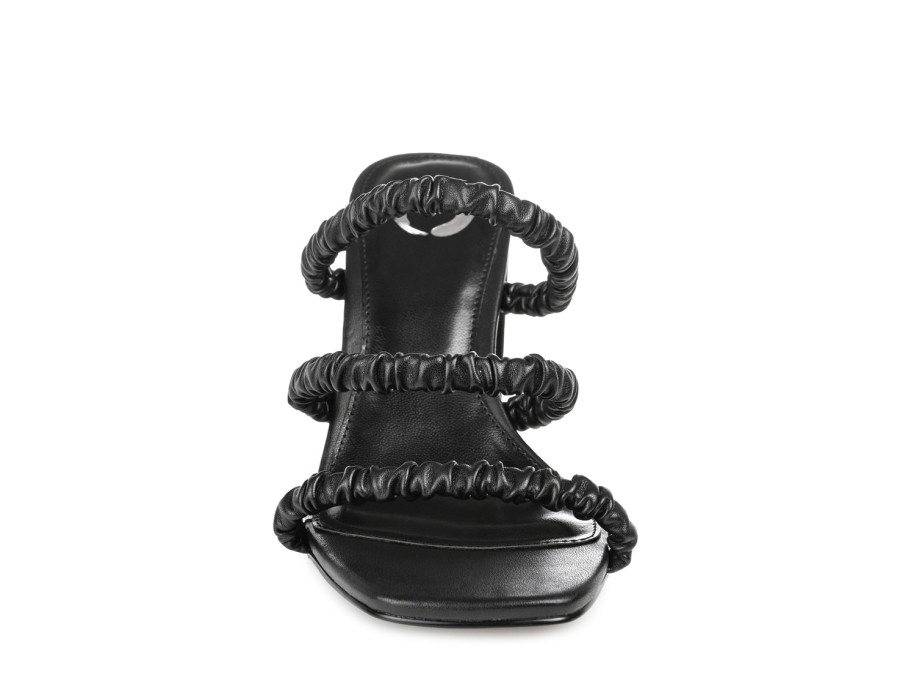 Best Journee Collection Reagaan Sandal Black