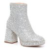 Clearance Steve Madden Teralee Bootie Silver Metallic