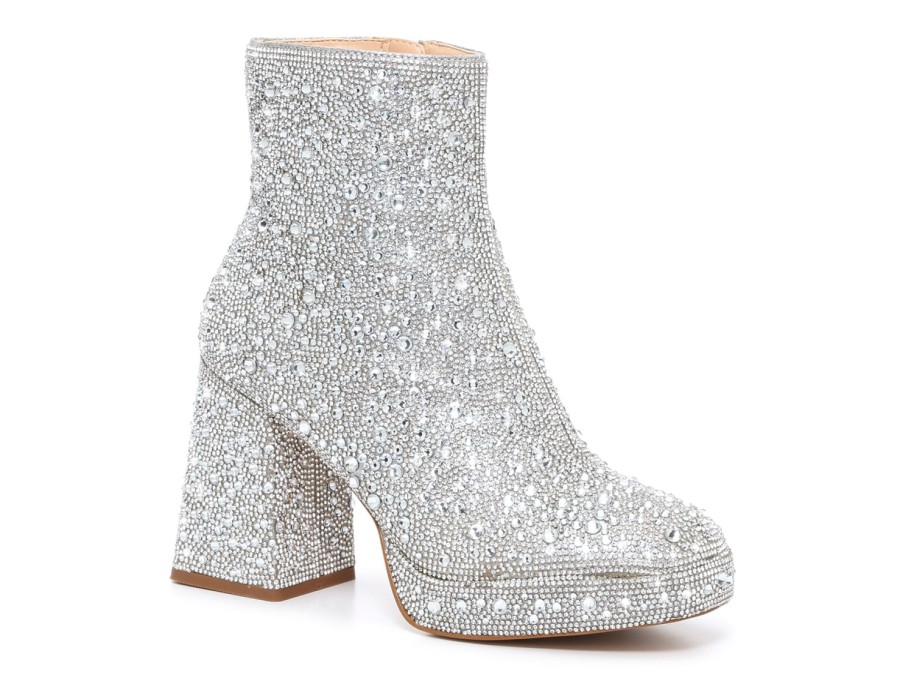 Clearance Steve Madden Teralee Bootie Silver Metallic