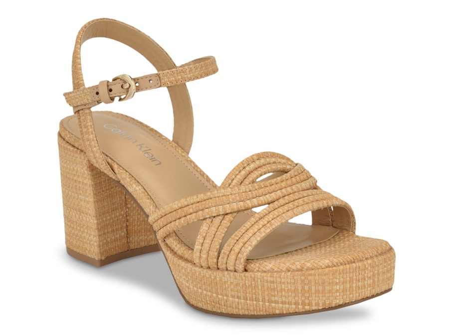 Clearance Calvin Klein Lailly Sandal Off White