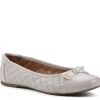 Clearance White Mountain Seaglass Ballet Flat Off White