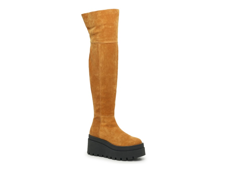 Hot Free People London Calling Over-The-Knee Boot Tan