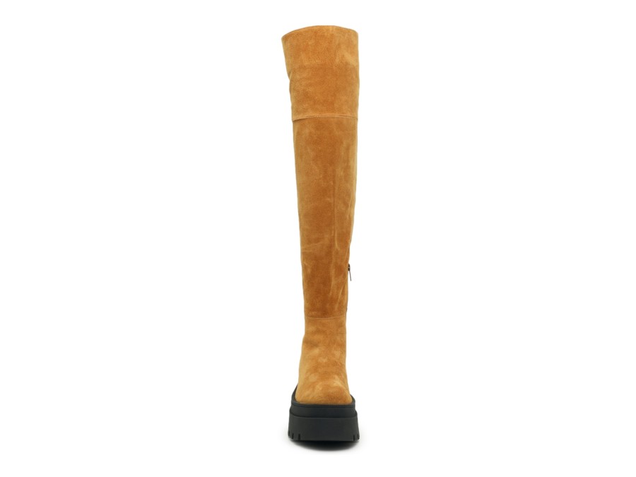 Hot Free People London Calling Over-The-Knee Boot Tan