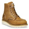 Hot Carhartt Waterproof Steel Toe Wedge Work Boot Brown