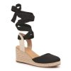 Wholesale Kelly & Katie Goldie Espadrille Wedge Sandal Black