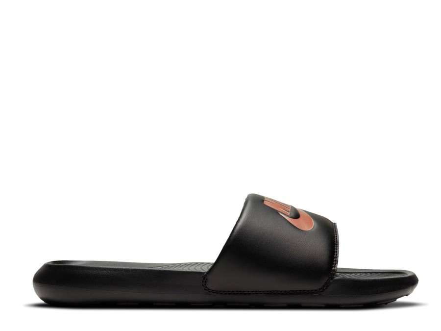 New Nike Victori One Slide Sandal - Women'S Rose Gold Metallic