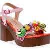 Online Betsey Johnson Daena Platform Sandal Pink Multicolor