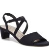 Clearance Ros Hommerson Liza Sandal Black Textile