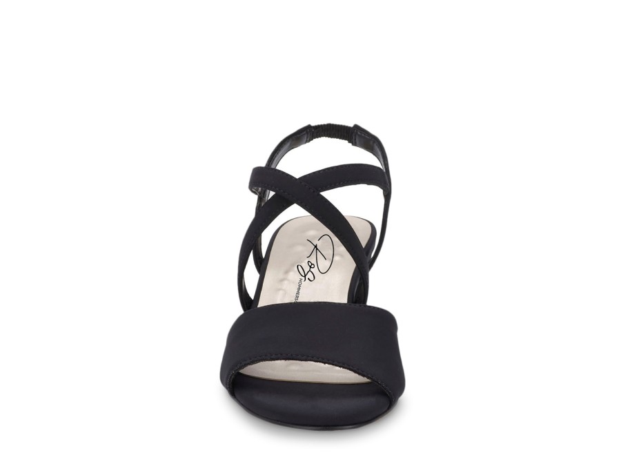 Clearance Ros Hommerson Liza Sandal Black Textile