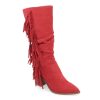 Hot Journee Collection Hartly Extra Wide Calf Boot Red