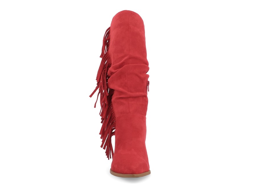 Hot Journee Collection Hartly Extra Wide Calf Boot Red