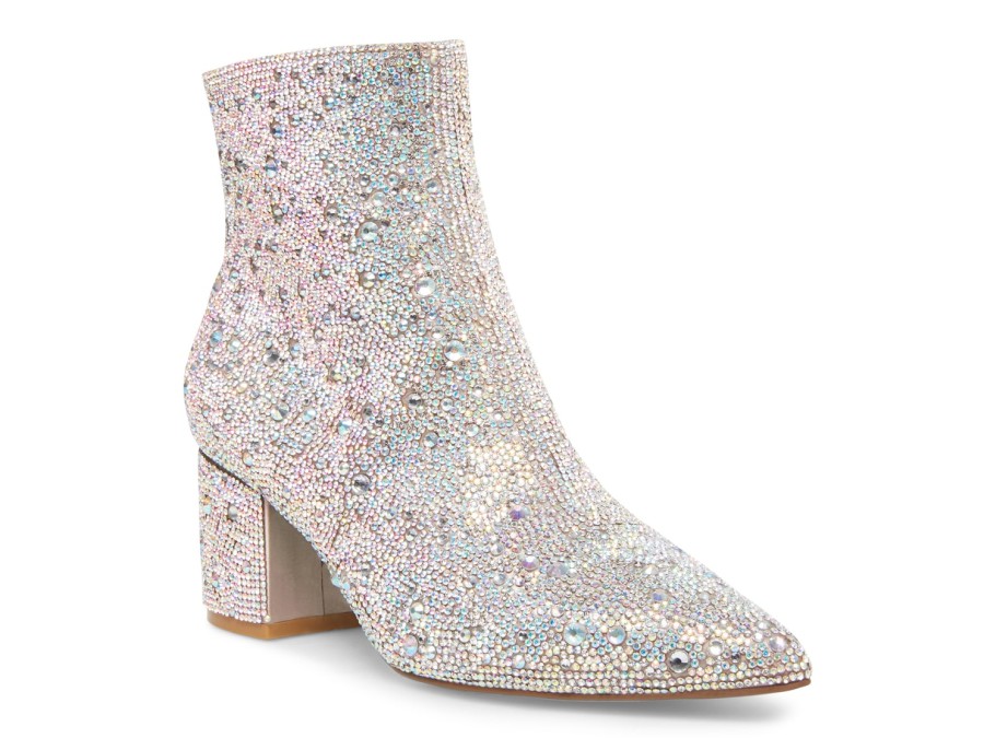 Best Betsey Johnson Kyla Bootie Silver Metallic/Iridescent