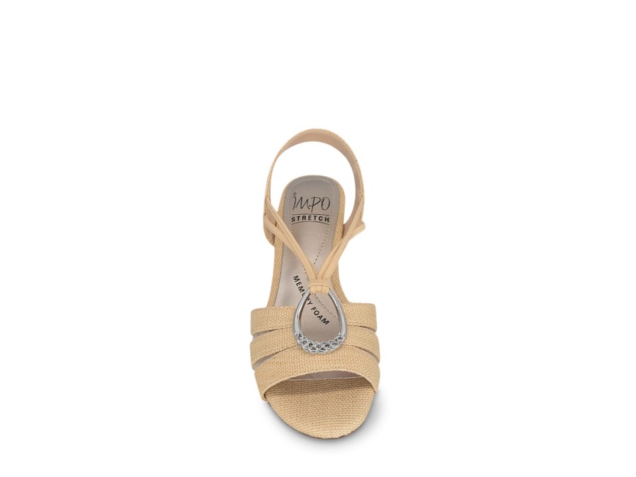 Hot Impo Rita Wedge Sandal Natural Beige