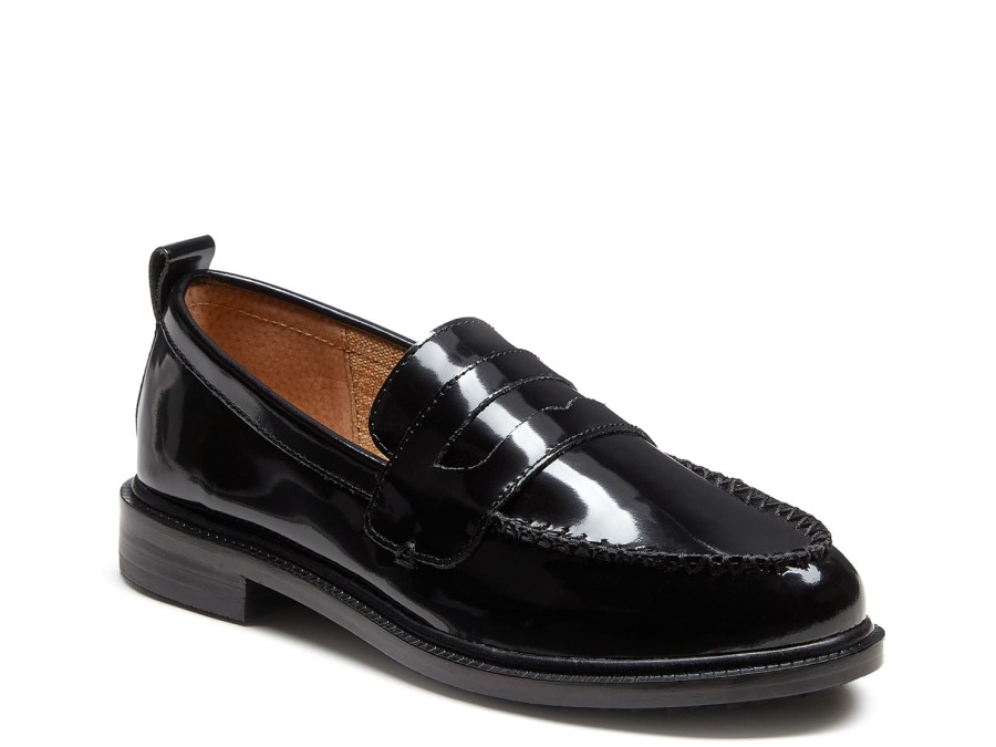 Hot Kelsi Dagger Brooklyn Lens Loafer Black Leather