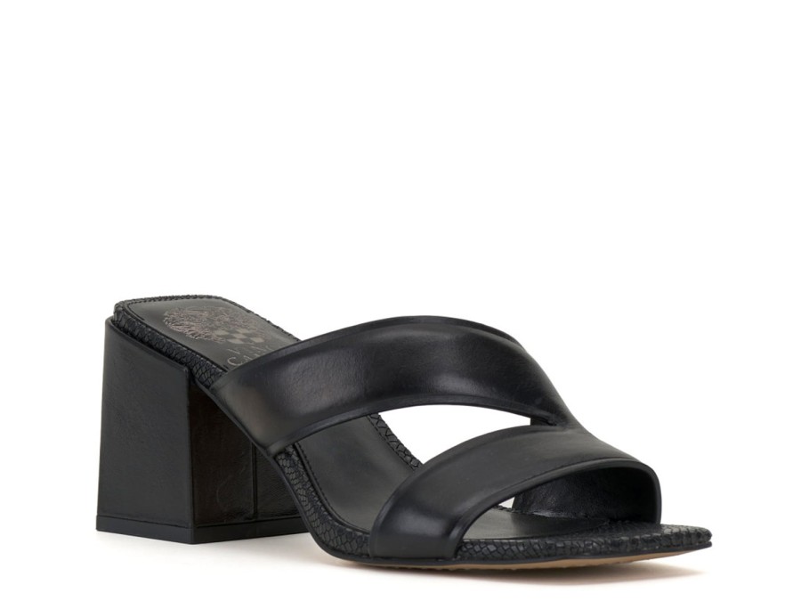 New Vince Camuto Jinani Sandal Black Leather