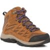 Hot Columbia Crestwood Hiking Boot - Women'S Dark Brown/Tan/Purple